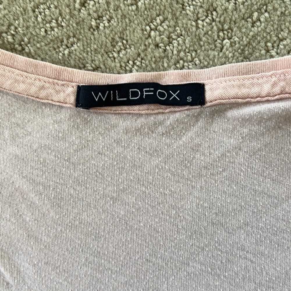 Wildfox “Oversized” Short Sleeve T-shirt Top Small Diamond Ring 💍 - Picture 3 of 5